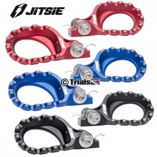 Jitsie LIFT Multi Position Trials Footpegs - In 3 Colours