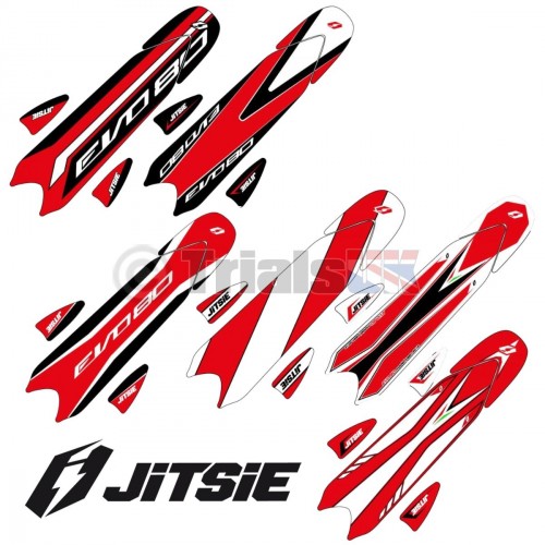 Jitsie BETA EVO 80 Rear Mudguard Decal - 2015/2016/2017/2018/2019/2020