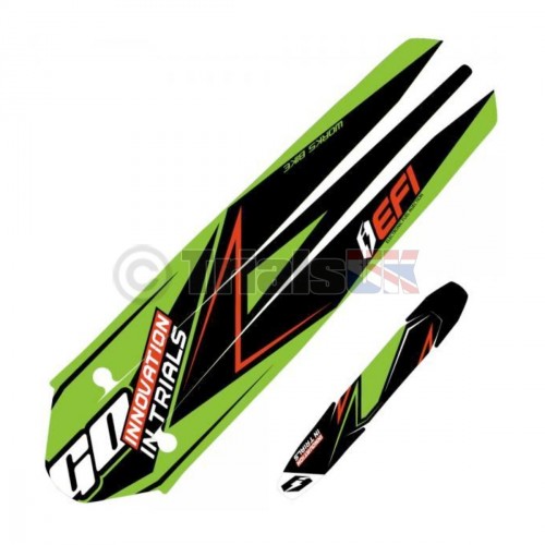 Jitsie Vertigo DL12 Front/Rear Mudguard Decal - 2018 Design