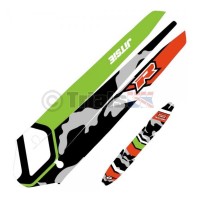 Jitsie Vertigo VERTICAL R Front/Rear Mudguard Decal - 2019 Design