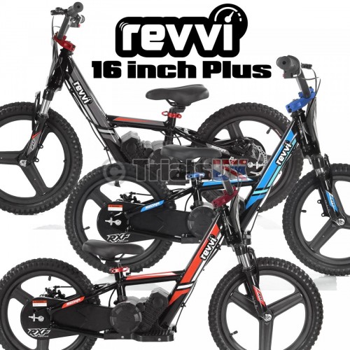 REVVI PLUS 16 Inch Electric Balance Bike 24V Lithium Battery Powered Offroad Bike