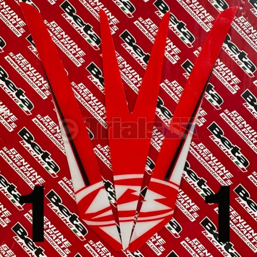 Beta Evo FRONT Mudguard Sticker - 5 Designs