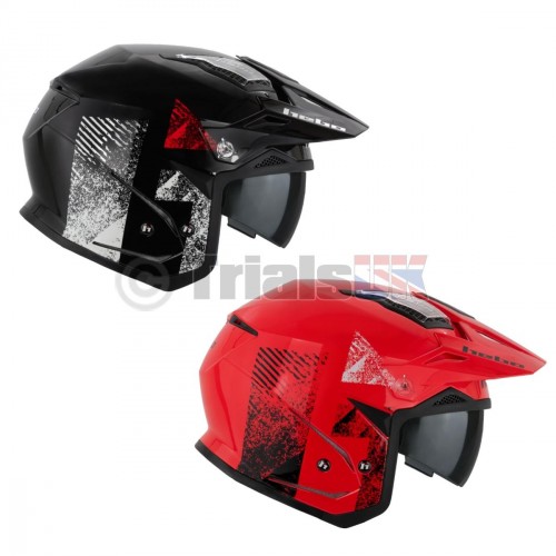 Hebo H-TYPE V6 Zone 5 Trials Helmet With Clear Visor