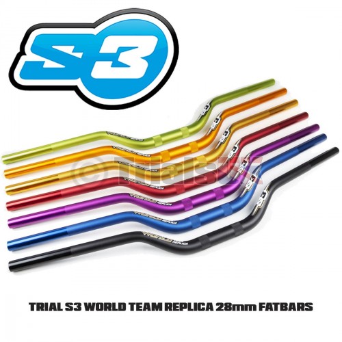 S3 World TEAM Trials Fat Bar Handlebars