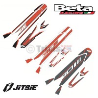 Jitsie BETA EVO 80 Front and Rear Mudguard Decal - 2022/2023/2024