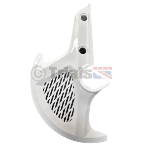 Gas Gas Front Brake Disc Cover - TXT Pro/TXT Raga - 2004 - 2007 - WHITE ONLY