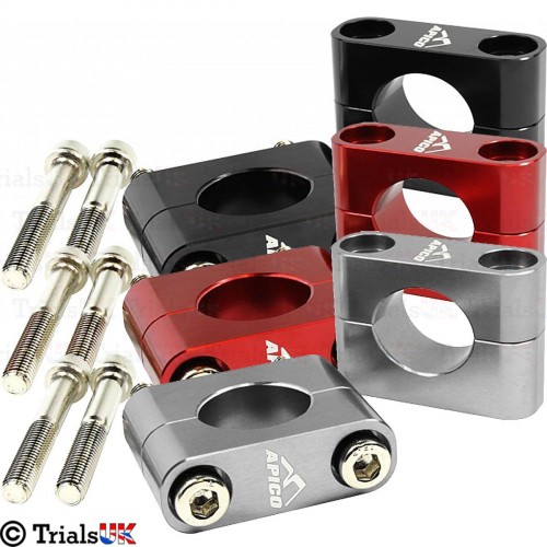 Apico Universal Trials Fat Bar Mounting Clamps